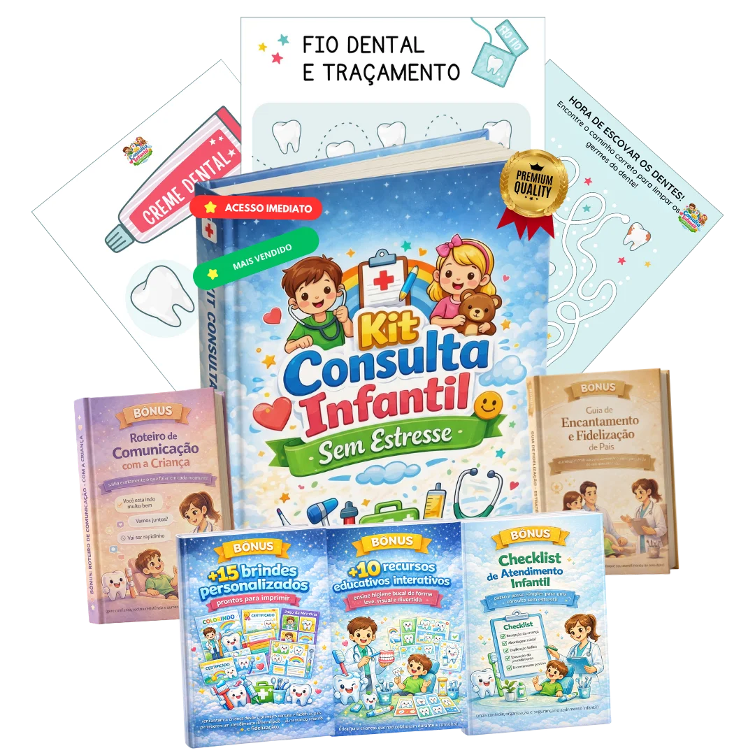 Kit +101 Atividades Lúdicas para Odontopediatria